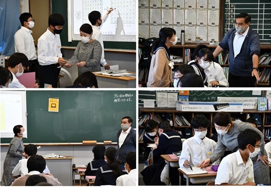 【高校・中学校】高校職員による中学校１・２年生向け「学びの部屋」