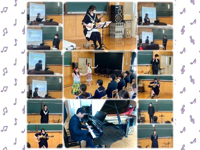 【高2】音楽_課題研究発表会を行いました！